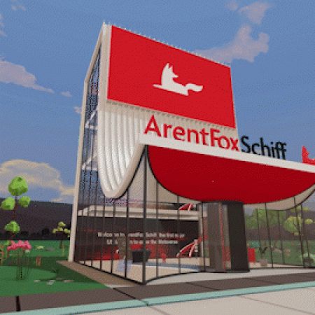 ArentFox Schiff Office in Decentraland
